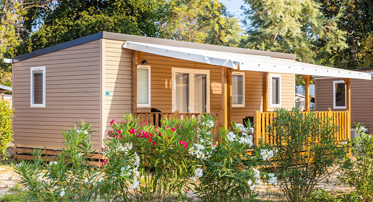 un mobil-home Premium dans son quartier dédié