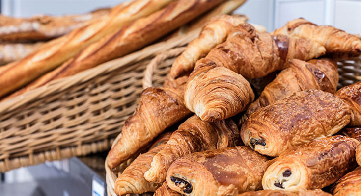 pain frais et viennoiseries disponibles au camping